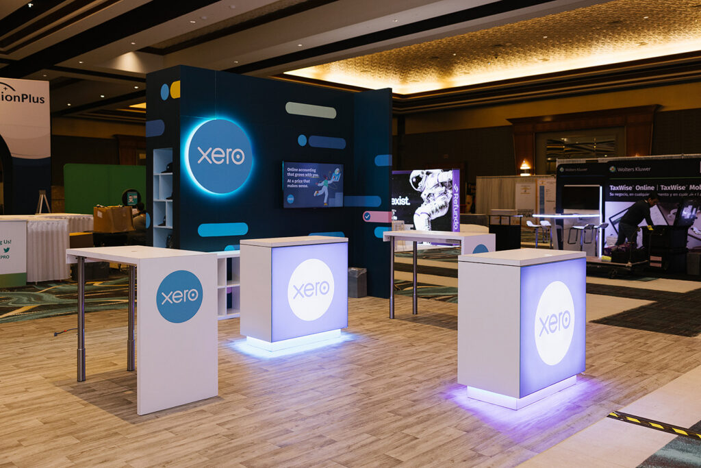 xero booth set up