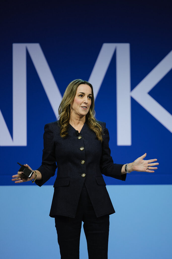 Women speaking on stage 